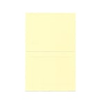 JAM Paper Strathmore Fold-Over Cards, With Panel, 4 3/8in x 5 7/16in, Ivory, Pack Of 25