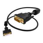 UNC Group - Adapter cable - DVI-D (M) to DVI-I (F) - 6 ft - black