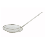 Winco Round Metal Skimmer, 6in, Silver