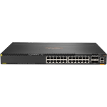 HPE 6300M 24-port 1GbE Class 4 PoE and 4-port SFP56 Switch - 24 Ports - Manageable - 3 Layer Supported - Modular - 4 SFP Slots - Twisted Pair, Optical Fiber - 1U High - Rack-mountable - Lifetime Limited Warranty