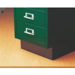 Bisley Plinth 14inD Base For Multidrawer Under-Desk Vertical File Cabinets, Black