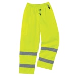 Ergodyne GloWear 8925 Class E Polyester Thermal Pants, X-Large, Lime