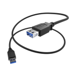 Unirise USB Data Transfer Cable - 3 ft USB Data Transfer Cable - Type A Male USB - Type A Female USB