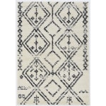 Linon Bijou Area Rug, 5ft x 7ft, Ali Ivory/Black