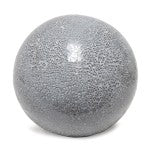 Simple Designs 1-Light Mosaic Stone Ball Table Lamp, 7-3/4inH, Gray