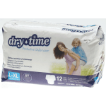 Medline DryTime Disposable Protective Youth Underwear, Large/X-Large, Bag Of 12