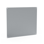 Azar Displays Metal Magnetic Board Panels For Pegboards/Wall Mount, 13-3/4in x 15-3/4in, Silver, Pack Of 2 Panels