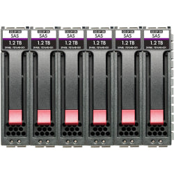 HPE 10.80 TB Hard Drive - 2.5in Internal - SAS (12Gb/s SAS) - 10000rpm - 3 Year Warranty - 6 Pack