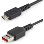 StarTech.com 3ft (1m) Secure Charging Cable, USB-A to Micro USB Data Blocker Charge-Only Cable, Charger Adapter Cable for Phone/Tablet - 3ft USB-A to Micro-B Secure Charging Data Blocker Adapter Cable - Prevents data theft/spyware/malware