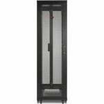 APC by Schneider Electric NetShelter SV 48U 600mm Wide x 1200mm Deep Enclosure with Sides Black - 48U Rack Height x 19in Rack Width - Black - 1014 lb Dynamic/Rolling Weight Capacity - 2205 lb Static/Stationary Weight Capacity