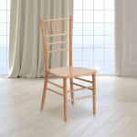 Flash Furniture HERCULES Series Chiavari Chair, Natural