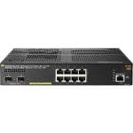 HPE 2930F 8G PoE+ 2SFP+ TAA Switch - 8 Ports - Manageable - TAA Compliant - 3 Layer Supported - Modular - 155 W Power Consumption - Twisted Pair, Optical Fiber - 1U High - Rack-mountable, Desktop - Lifetime Limited Warranty