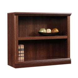 Sauder Select 30inH 2-Shelf Bookcase, Select 30inH Cherry