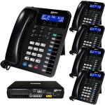 XBLUE X16 Plus Phone System Bundle With 5 XD10 Phones