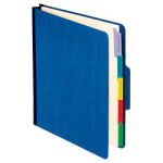 Pendaflex PressGuard Employee/Personnel Folders, Letter Size, Blue, Pack Of 10