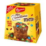 Bauducco Foods Mini Panettone With Chocolate Chips And M&Ms, 4.4 Oz, Case Of 24 Boxes