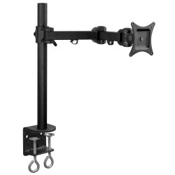 Mount-It! MI-751 Monitor Desk Arm For 17 - 32in Monitors, 24inH x 11inW x 5inD, Black