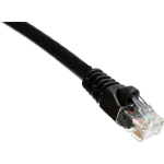 Axiom 50FT CAT5E 350mhz Patch Cable Molded Boot (Black) - Category 5e for Network Device - Patch Cable - 50 ft - 1 x - 1 x - Gold-plated Contacts - Black