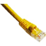 Axiom 15FT CAT5E 350mhz Patch Cable Molded Boot (Yellow) - Category 5e for Network Device - Patch Cable - 15 ft - 1 x - 1 x - Gold-plated Contacts - Yellow