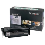 Lexmark 12A8425 Black High Yield Return Program Toner Cartridge