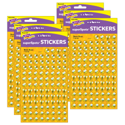 Eureka Presto-Stick Foil Star Stickers, 3/4in, Red, 175 Stickers Per Pack, Set Of 12 Packs