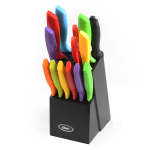 Oster Stainless-Steel 14-Piece Cutlery Set, Assorted Colors