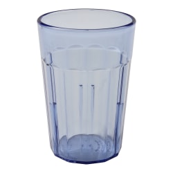 Cambro Newport Styrene Tumblers, 6 Oz, Slate Blue, Pack Of 36 Tumblers