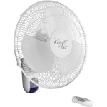 Vie Air 16in Pedestal Wall Fan, White