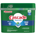 Cascade Complete ActionPacs Dishwasher Detergent Pods, Fresh Scent, Box Of 43