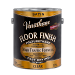 Varathane Floor Finish Polyurethane, 275 VOC, 1 Gallon, Clear Satin, Pack Of 2 Cans