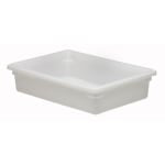 Cambro Poly Food Boxes, 6inH x 18inW x 26inD, White, Pack Of 6 Boxes