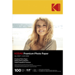 Kodak Inkjet Photo Paper - White - 4in x 6in - Glossy - 100 / Pack