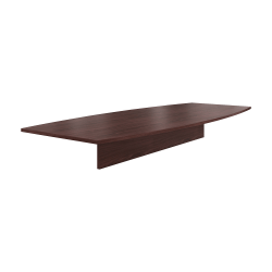 HON Preside Boat-Shaped Conference Table Top, 168inW, Mahogany