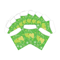 Barker Creek Peel & Stick Library Pockets, 3in x 5in, Go Green, Pack Of 60 Pockets