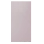 Ghent Aria Low-Profile Magnetic Glass Whiteboard, 72in x 36in, Lilac Gray