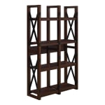 Ameriwood Home Wildwood 60inH 8-Shelf Bookcase/Room Divider, Espresso