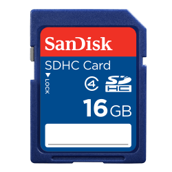 SanDisk SDHC (Secure Digital High Capacity) Memory Card, 16GB