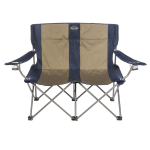 Kamp-Rite Double Folding Chair, Tan/Blue