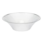 Cambro Camwear Bell-Shaped Pebbled Bowls, 12in, Clear, Set Of 4 Bowls