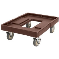 Cambro Camdolly Pizza Dough Box Dolly, 10inH x 20inW x 28inD, Brown