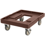 Cambro Camdolly Pizza Dough Box Dolly, 10inH x 20inW x 28inD, Brown