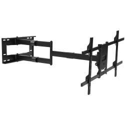 Mount-It! MI-372 Articulating TV Wall Mount With Extra-Long Extension For Screens 42 - 80in, 12inH x 37inW x 4-1/8inD, Black