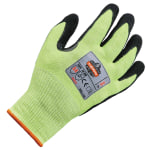 Ergodyne ProFlex 7041 Hi-Vis Nitrile-Coated Level 4 Cut-Resistant Gloves, X-Large, Lime