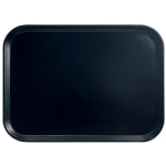 Cambro Fast Food Trays, 12in x 16-5/16in, Black, Pack Of 12 Trays