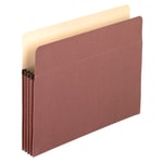 Pendaflex Redrope Expandable File Pockets, 3 1/2in Expansion, Letter Size, Brown, Pack Of 25