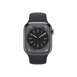 Apple Series 8 Smart Watch, 32GB,  1.61in x 1.38in, Graphite