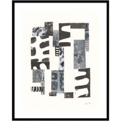 Amanti Art Black Path by Simon West Wood Framed Wall Art Print, 41inH x 28inW, Black