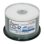 SKILCRAFT High Print Quality CD-R Recordable Media With Spindle, 700MB/80 Minutes, Pack Of 50