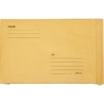 SKILCRAFT Lightweight Paper-Cushioned Mailers, 9 1/2in x 14 1/2in, Kraft, Pack Of 100 (AbilityOne 8105-00-281-1168)