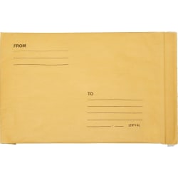 SKILCRAFT Lightweight Paper-Cushioned Mailers, 8 1/2in x 12in, Kraft, Pack Of 100 (AbilityOne 8105-00-290-0343)